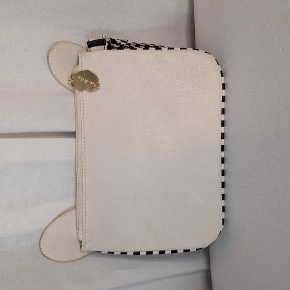 Betsey Johnson Rabbit Bunny Wristlet Pouch Travel Cosmetic Bag EUC - Picture 2 of 7